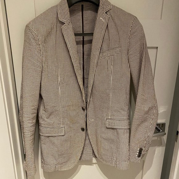 D&G Blazer Brown/white 38R - Picture 1 of 2